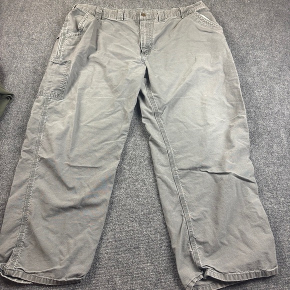 CARHARTT Men’s Grey Dungaree Fit Pants size: 44 x 30 - Picture 2 of 8